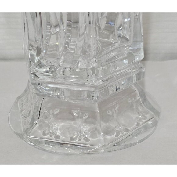 PartyLite Signature Hurricane Candleholder 11.75" taper pillar crystal vtg - Picture 5 of 10